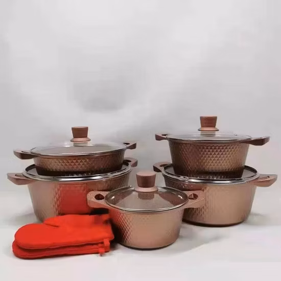 Фабрика производства кухонной техники с антипригарным покрытием, алюминиевый набор посуды